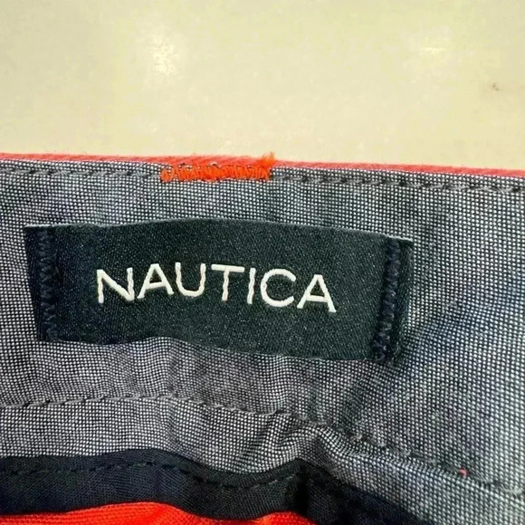 Nautica deck shorts classic fit straight sailor red size 40 BRAND NEW - Picture 9 of 11